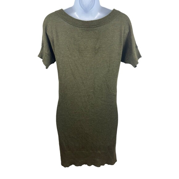 Y2K Abercrombie & Fitch Deep V-neck Short Sleeve Longer Length M Sweater READ - Picture 5 of 11